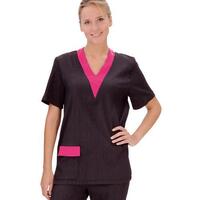 ARTERO Workshirt Cordoba Black and Fuchsia Small