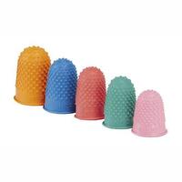 Artero Rubber Stripping Grip Thimbles Pack 5 -  size 1 Red