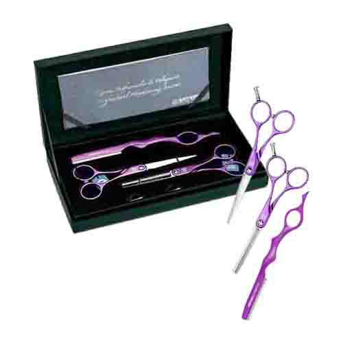 Artero Asian Style 3 piece scissor set - Violet